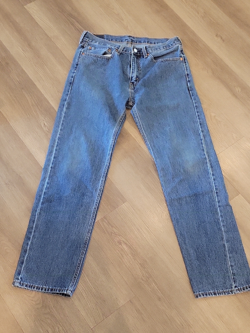Levi's Blue Straight-Leg Jeans